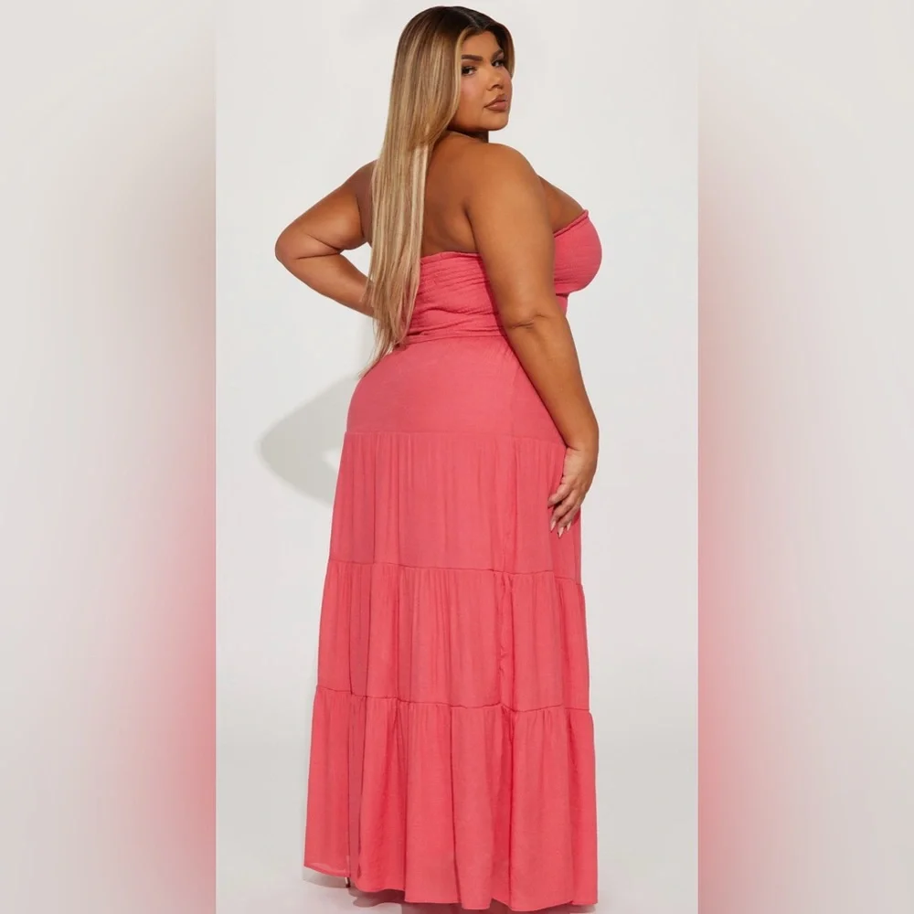 NWT Fashion Nova Lost In Paradise Maxi Skirt Set - Picture 2 of 9